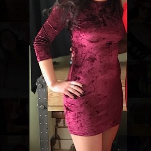 Velvet Bodycon Dress